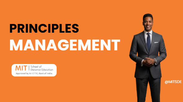Principles of Management mitsde