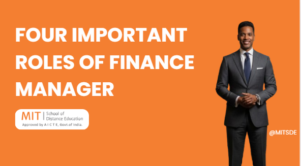 Four Important Roles of Finance Manager