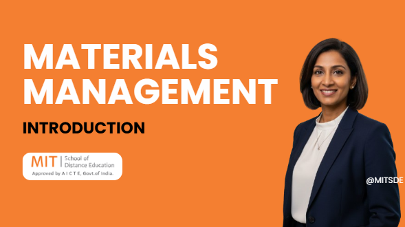 Materials Management Intro