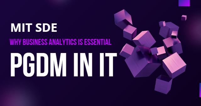 Why Business Analytics is Essential in a PGDM in IT