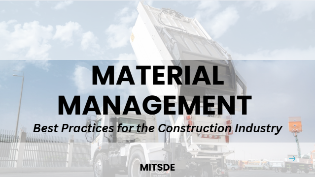 material management best practices for the construction industry