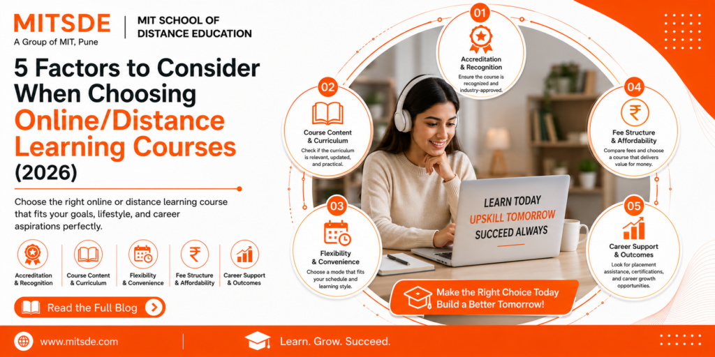 5 factors for choosing online courses