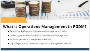what is operations management in pgdm