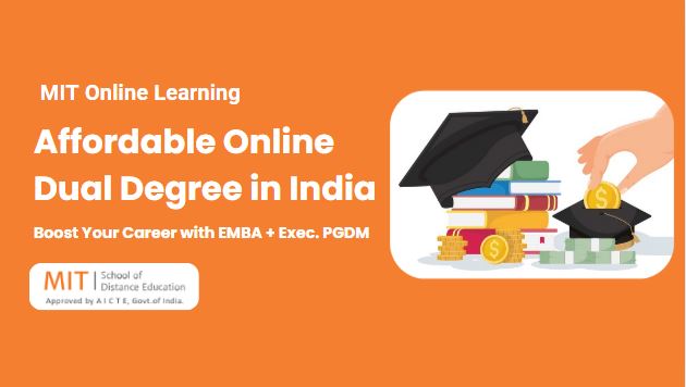 Affordable Online Dual Degree in India