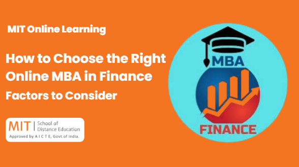 online mba in finance
