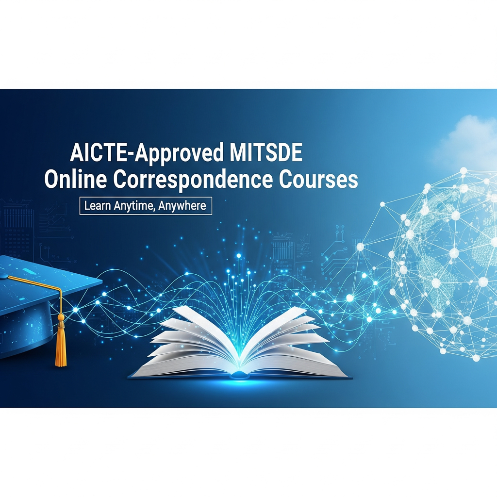 AICTE-Approved MITSDE Online Correspondence Courses