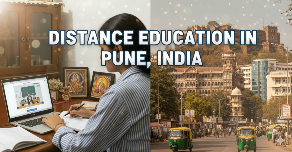 AICTE recognized distance education college in Pune with online support