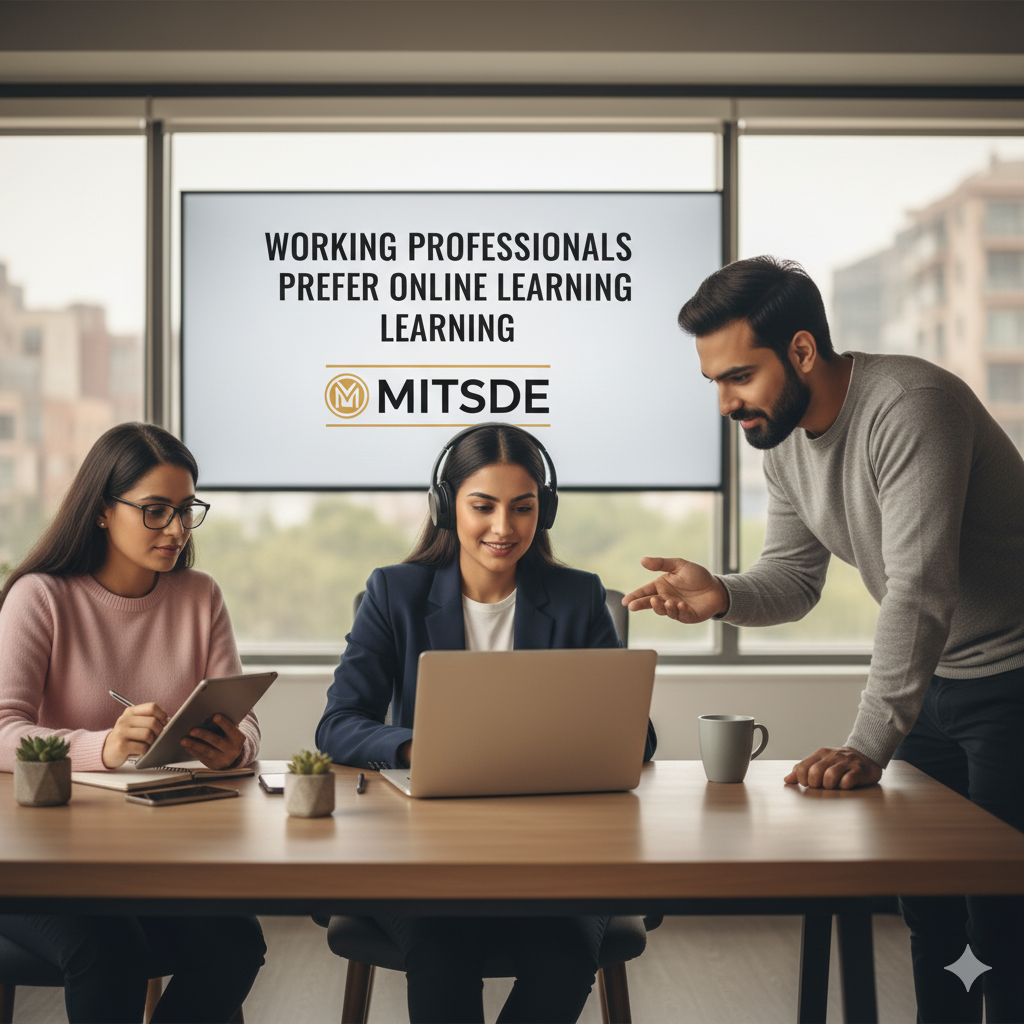 Why Working Professionals Prefer Online Learning