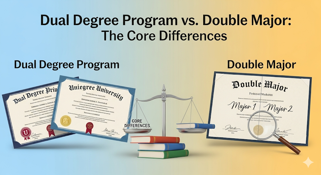 dual degree program vs. double major