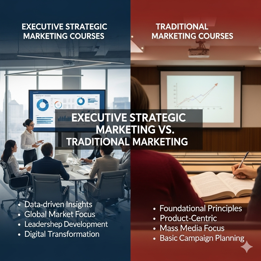 executive strategic marketing vs. traditional marketing