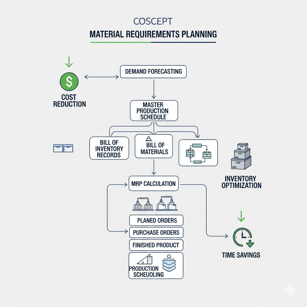material requirement planning & cost efficiency