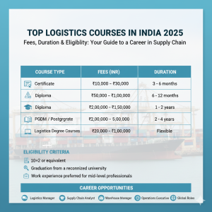 Top Logistics Courses in India 2025