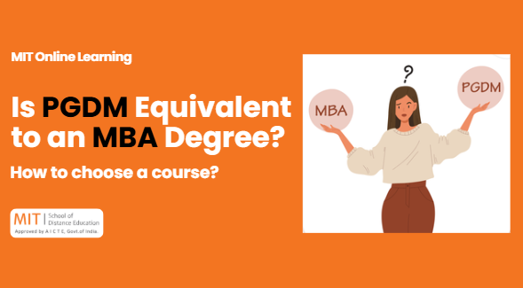 pgdm equivalent to an mba degree