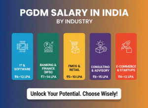 pgdm salary in india by industry