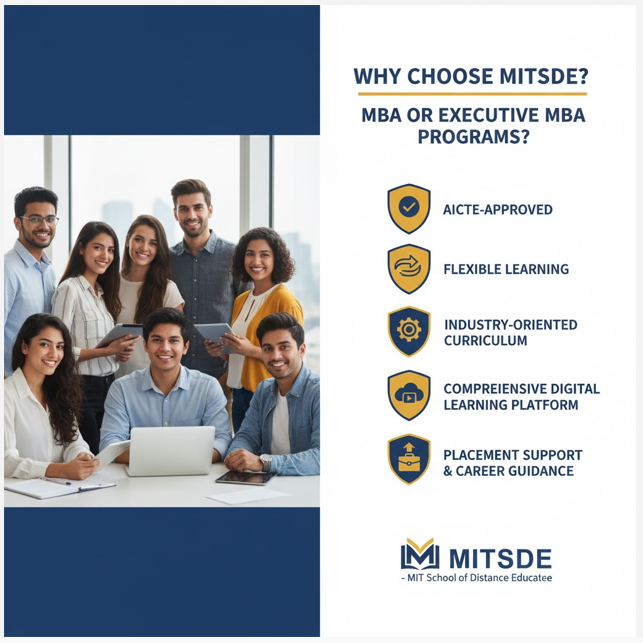 why choose mitsde for mba or executive mba programs