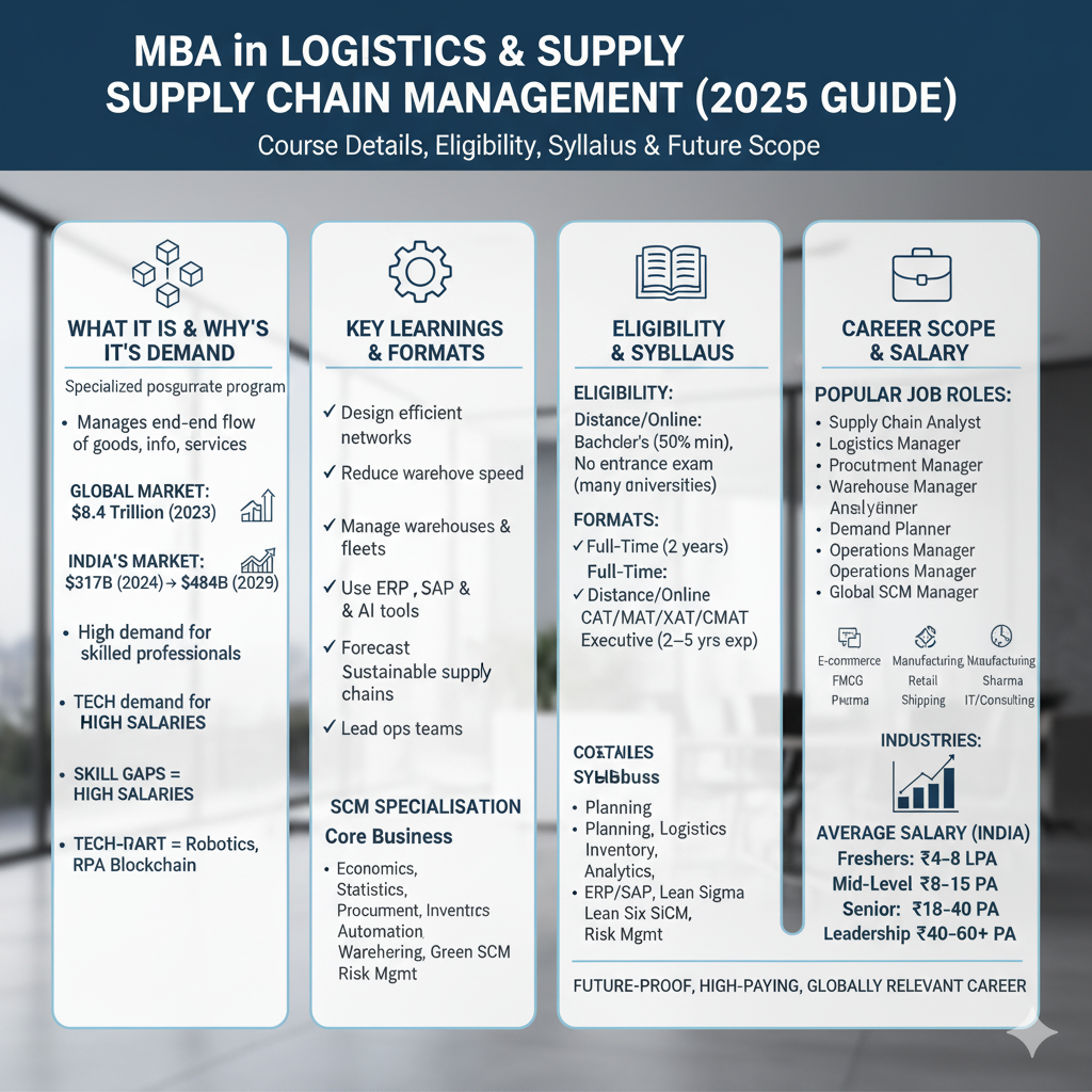 Your Guide to MBA in Supply Chain
