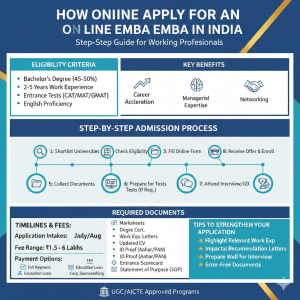 Online EMBA Steps by step guide Admissions