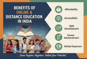 benefits of online & distance education in india