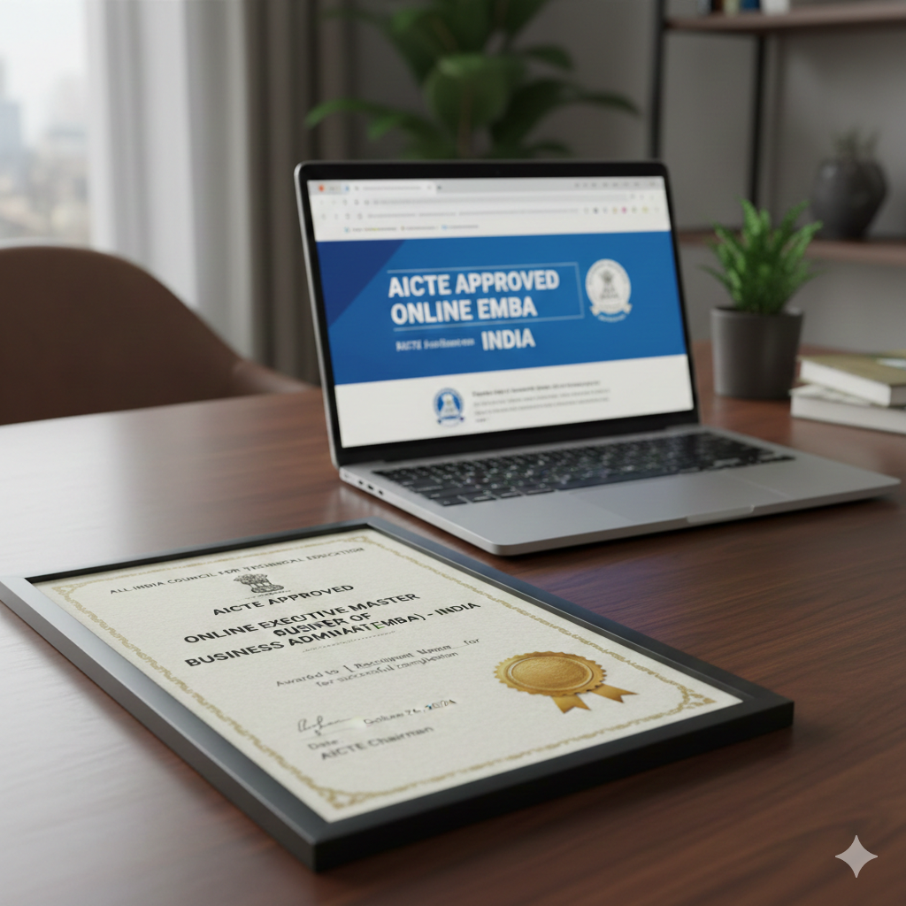 AICTE approved online EMBA India