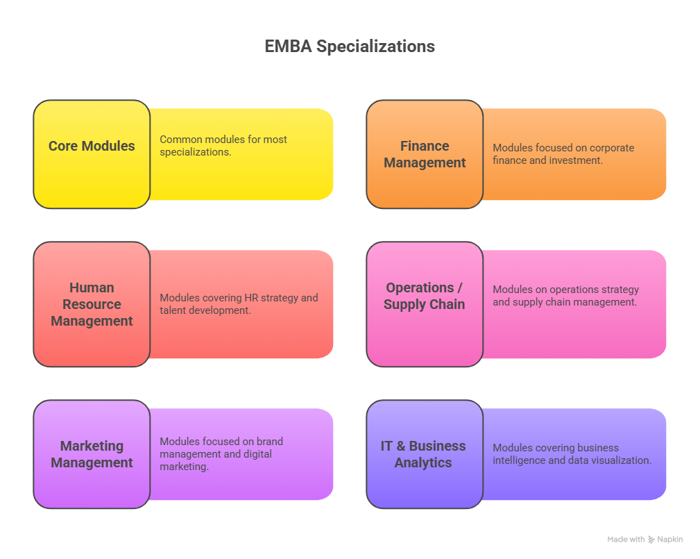 EMBA Specializations