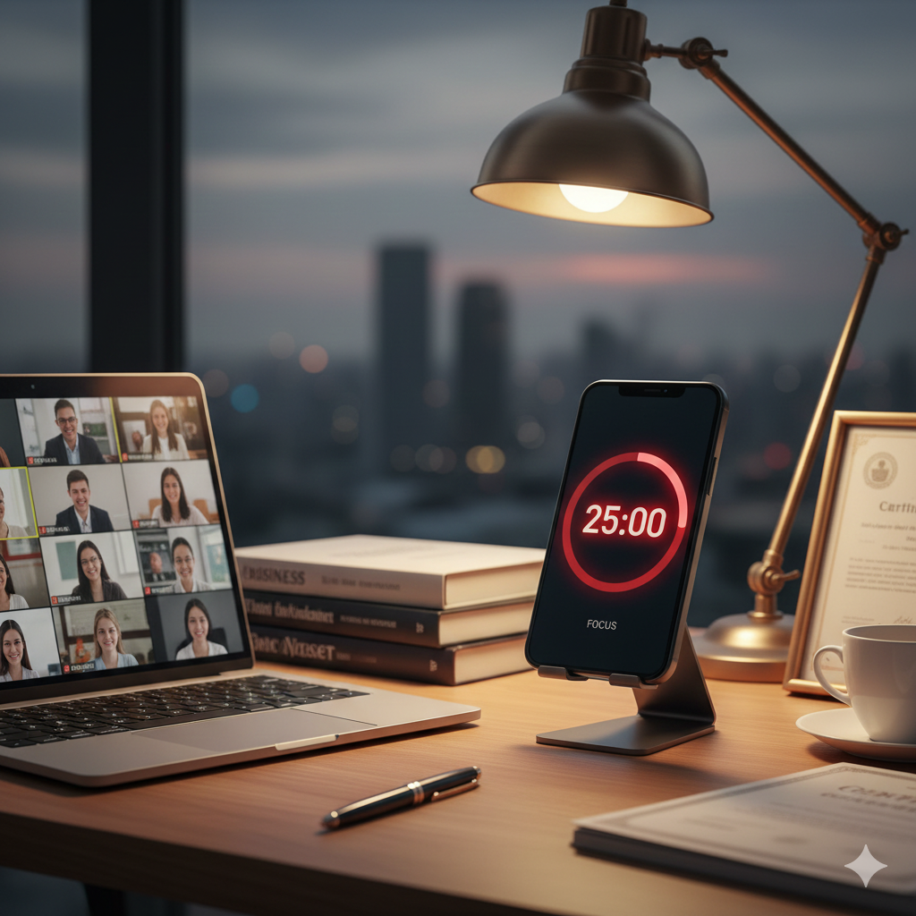 EMBA study technique pomodoro