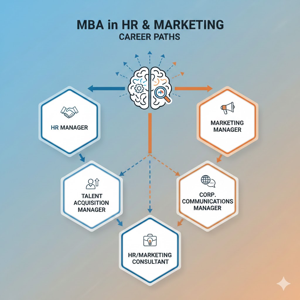 career options after an mba in hr and marketing