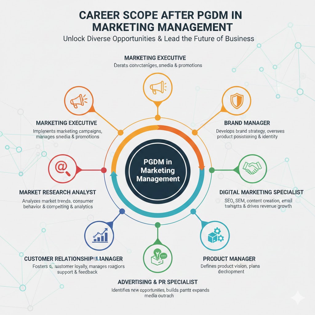 career scope after pgdm in marketing management