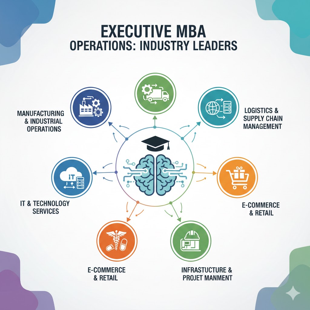 top industries for emba operations