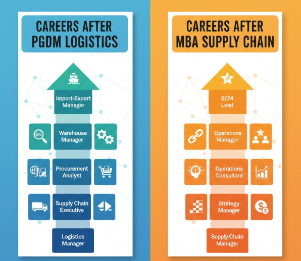 career opportunities after pgdm logistics vs mba supply chain