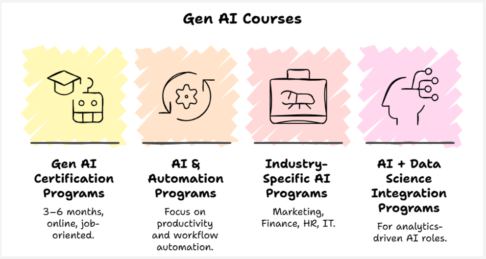 gen ai courses for professionals