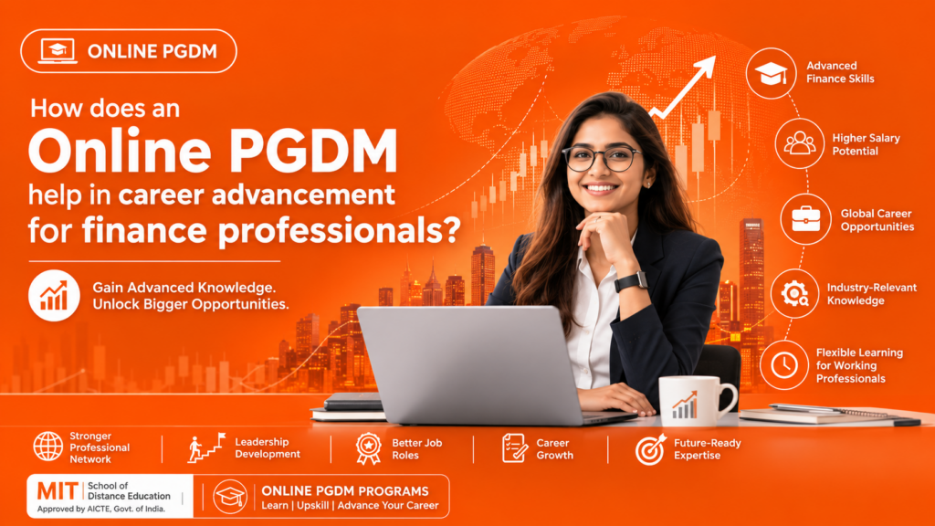 online pgdm help in career advancement for finance
