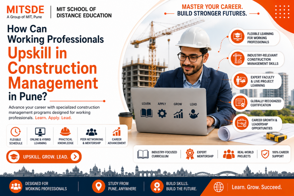 MITSDE Construction Management Career Poster